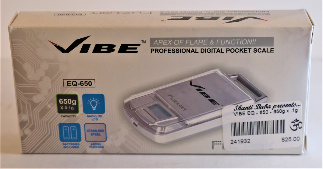 Vibe EQ 650g x 0.1g Digital Scale