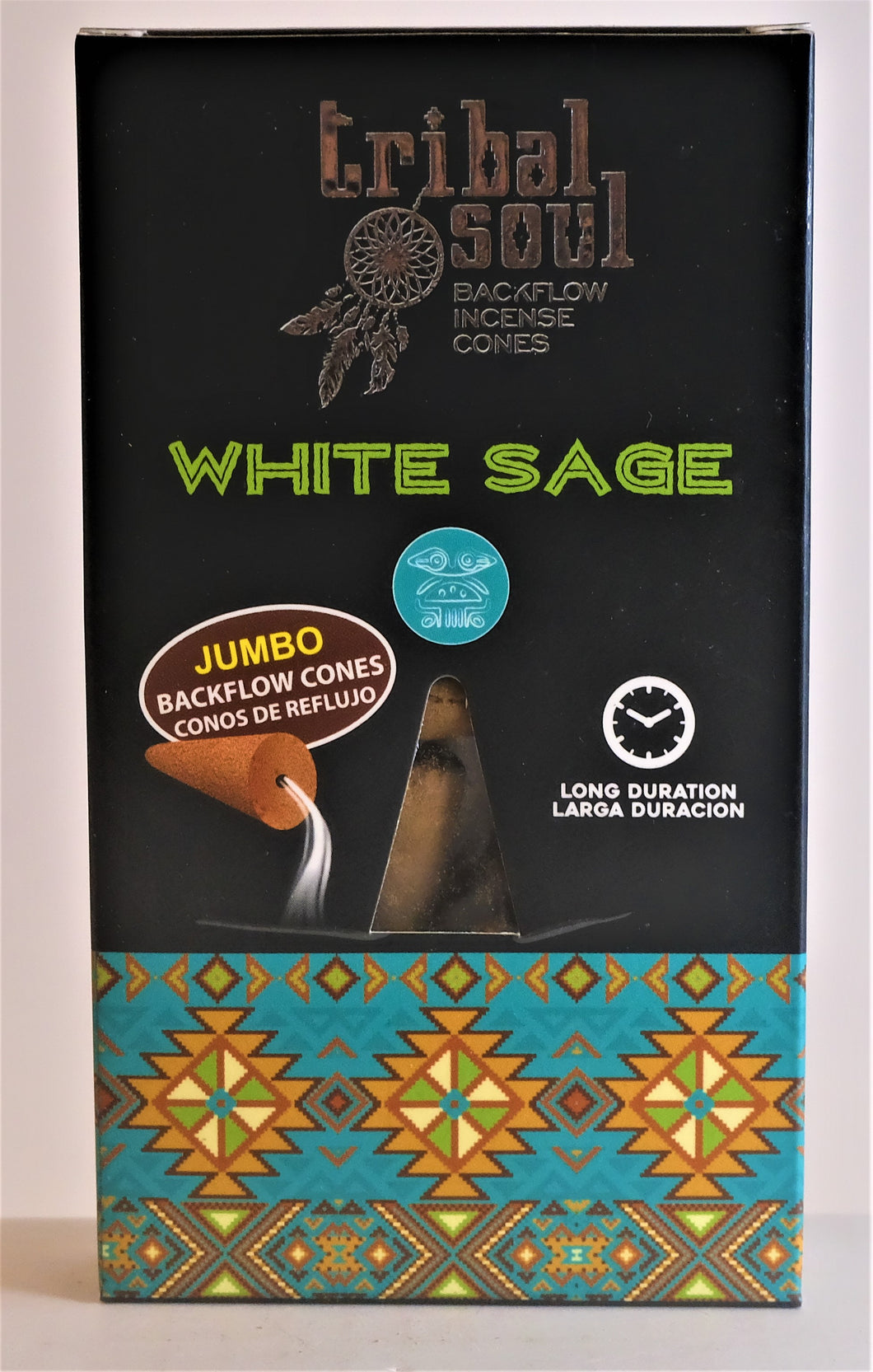 Tribal Soul Backflow Incense Cones - White Sage