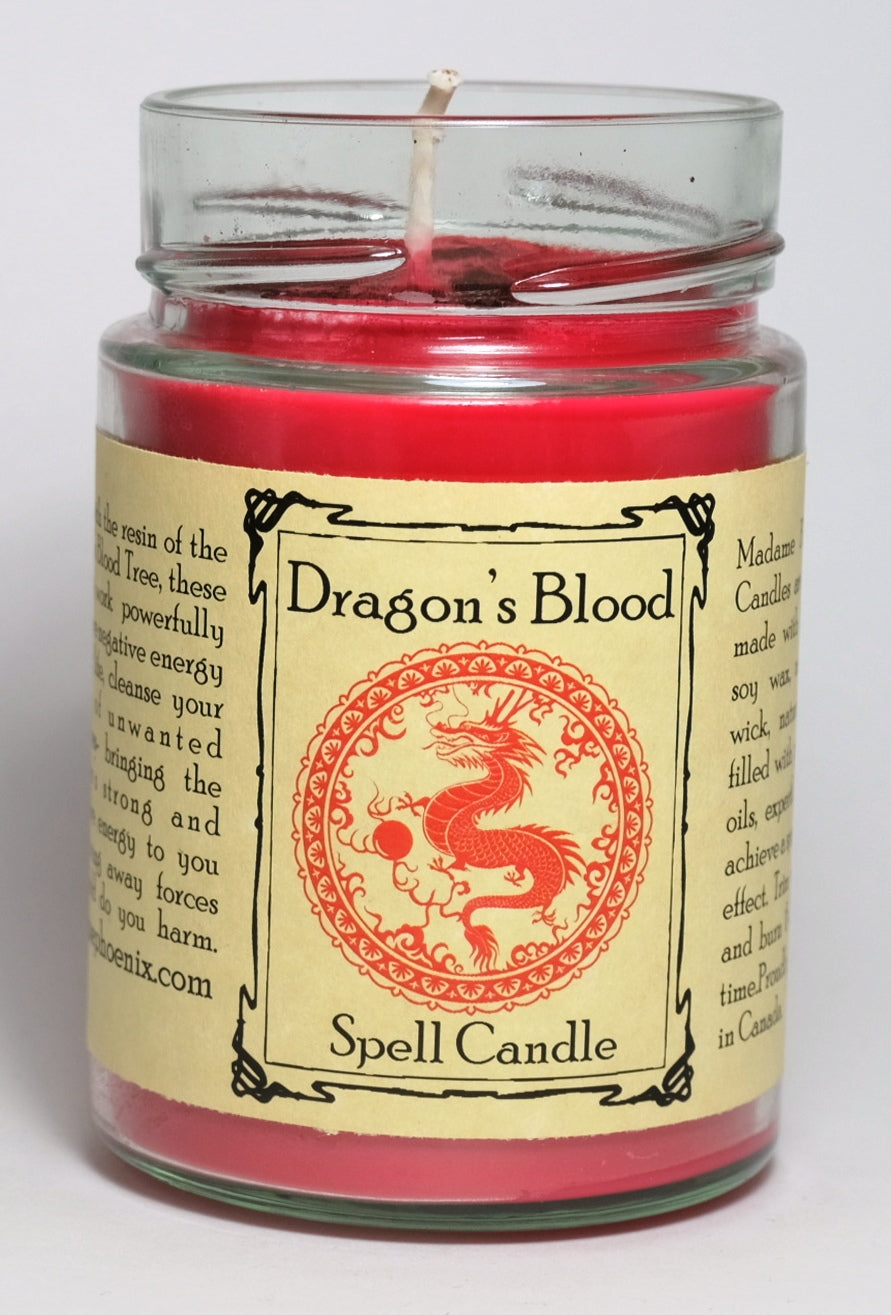 Madame Phoenix - DRAGON'S BLOOD Spell Candle