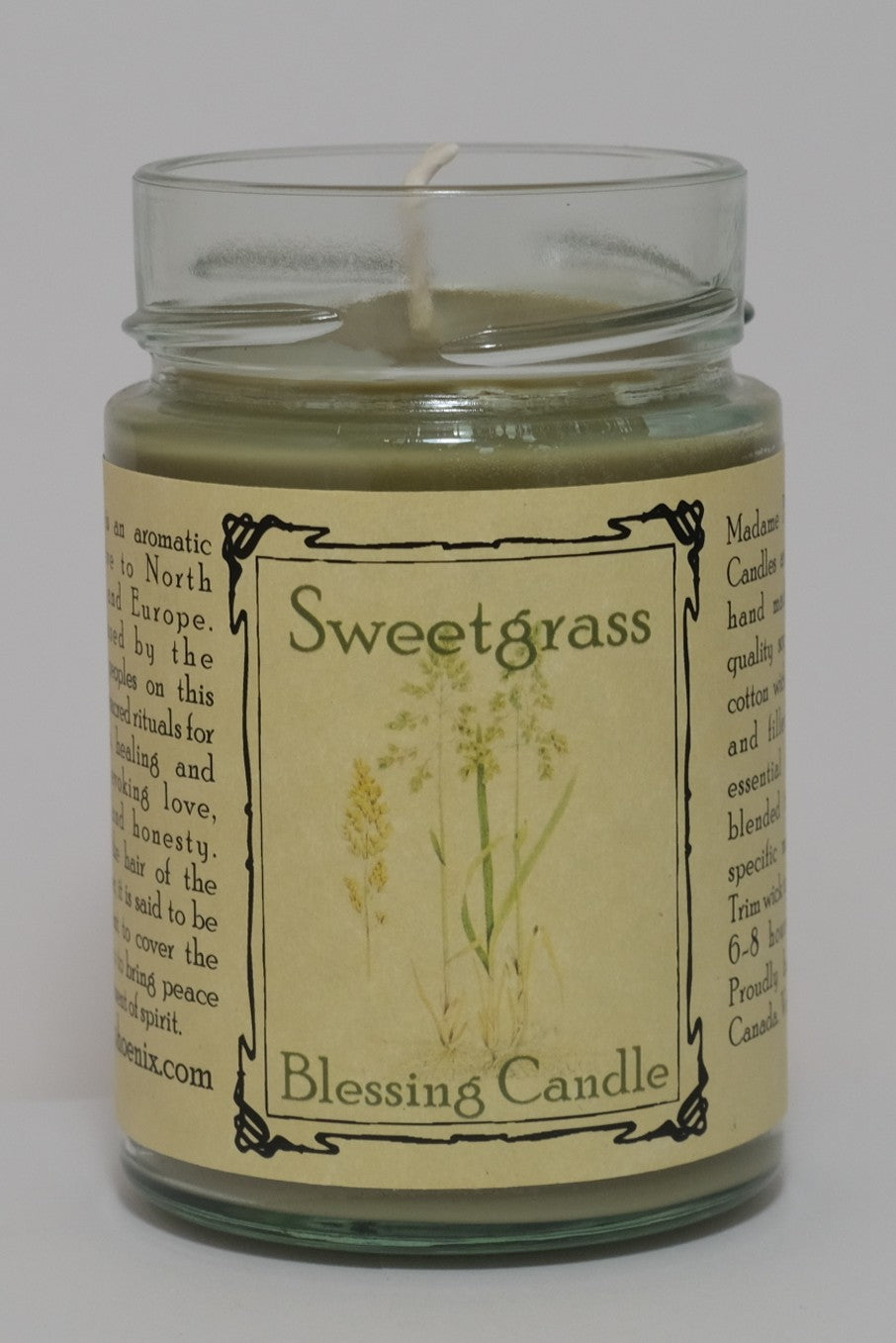 Madame Phoenix - SWEETGRASS Blessing Candle