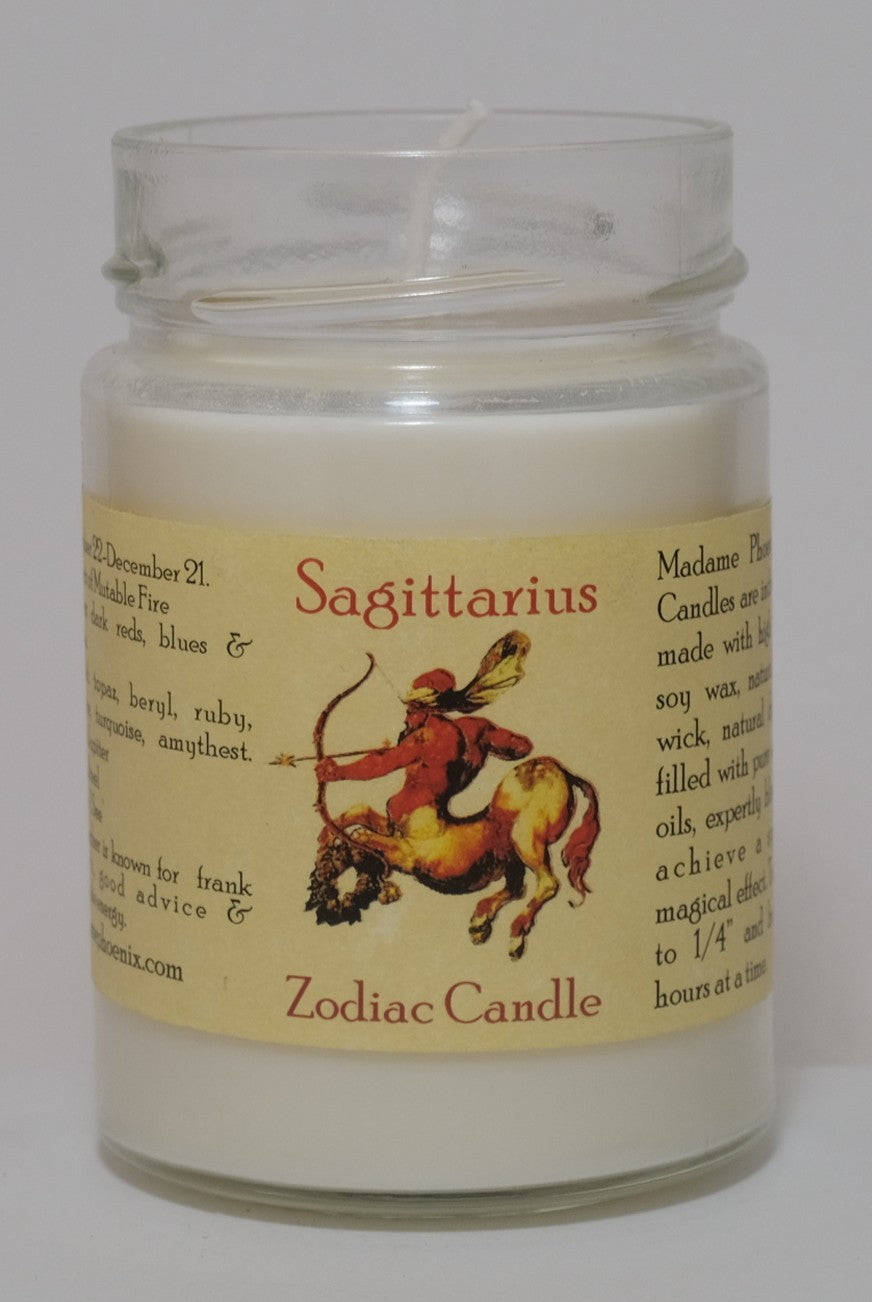 Madame Phoenix - SAGITARIUS Zodiac Candle