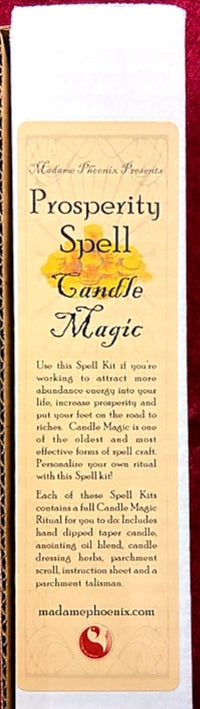 Madame Phoenix - PROSPERITY SPELL Candle Kit