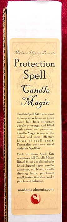 Madame Phoenix - PROTECTION SPELL Candle Kit