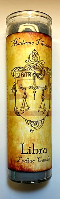 Madame Phoenix - LIBRA Zodiac Candle 7 Day