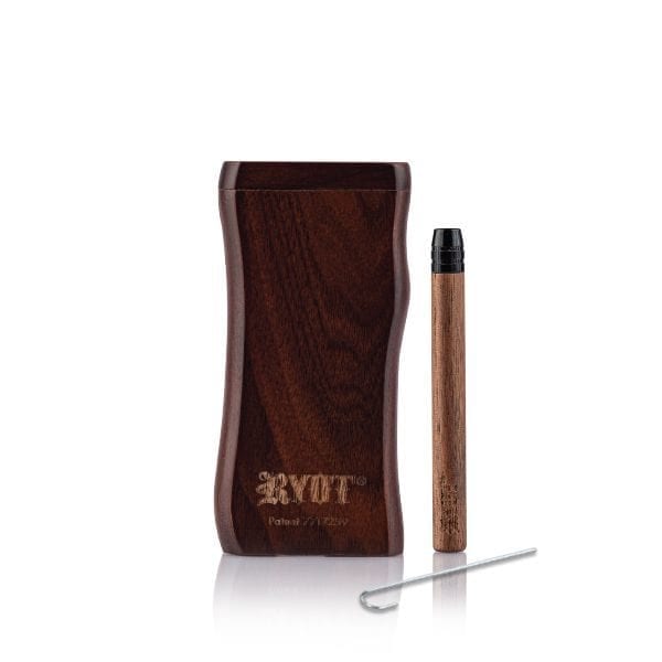 RYOT® Walnut Magnetic Dugout with Poker - Large