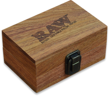 Load image into Gallery viewer, Raw® Wood Rolling Box - 3.4&quot; x 5&quot; Inches

